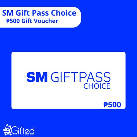 SM Gift Certificate Php500 .